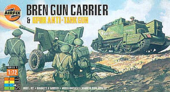 WWII British Bren Gun Carrier/6lb. Anti-Tank Gun