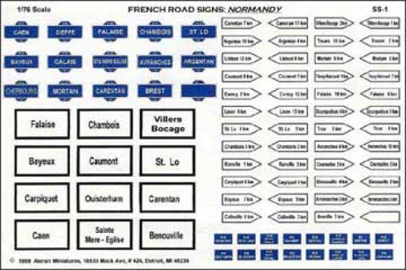 Normandy Road and City Signs