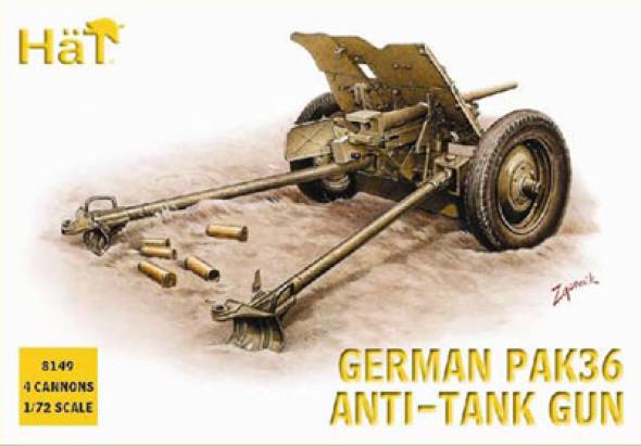 WWII German PaK 36 Anti-Tank Gun