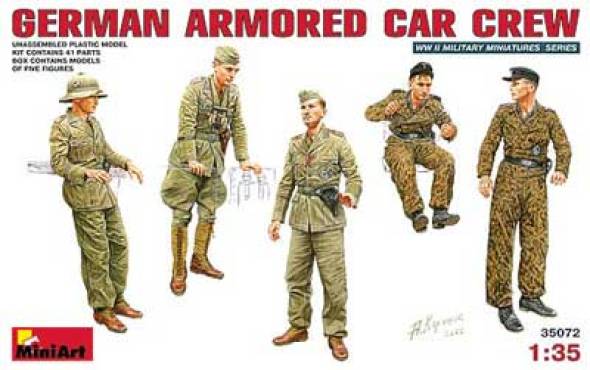 WWII German Armored Car Crew