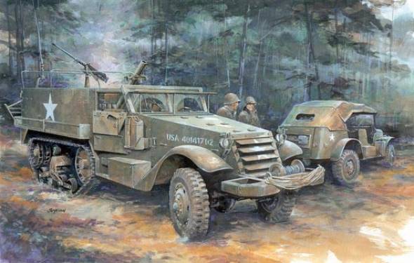 Dragon World War II US M21 Mortar Motor Carriage