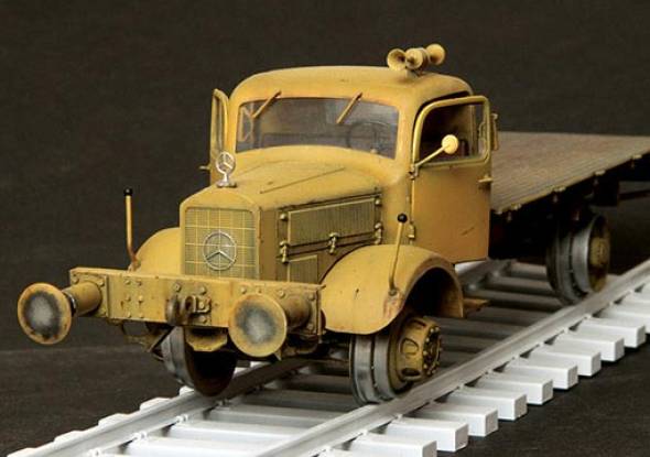 WWII German L4500A Railway Truck