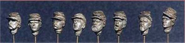 Pack of 8 Assorted Kepi Heads