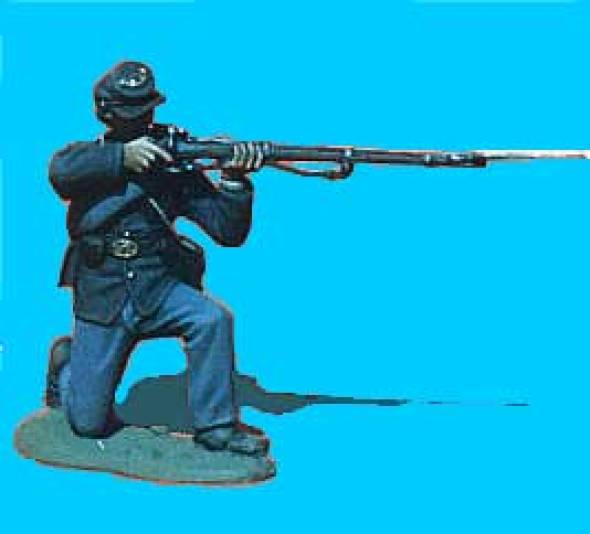 Union Infantry Kneeling Firing