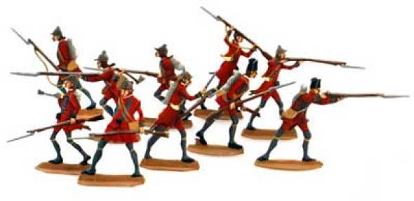 French & Indian War: British Light Infantry (10 pcs.)