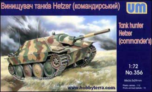 Hetzer German Commanders Tank Hunter with Self-Propelled Gun