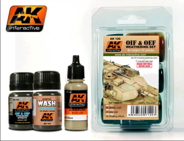 AK Interactive Weathering Set- OIF & OEF - Us Vehicles