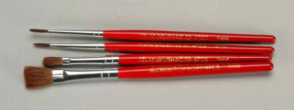 Red Sable Brush Set