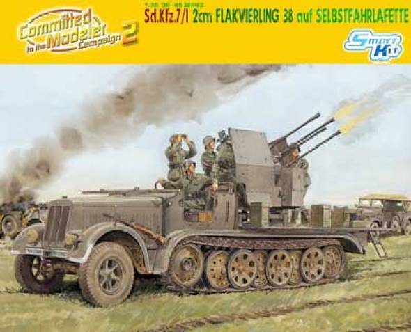 SdKfz 7/1 2cm Flakvierling 38 auf Selbstfahrlafette (Smart Kit)