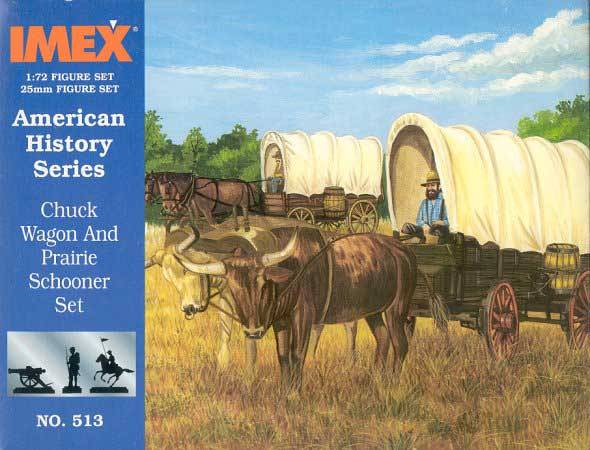 Chuck Wagon & Prairie Schooner Set