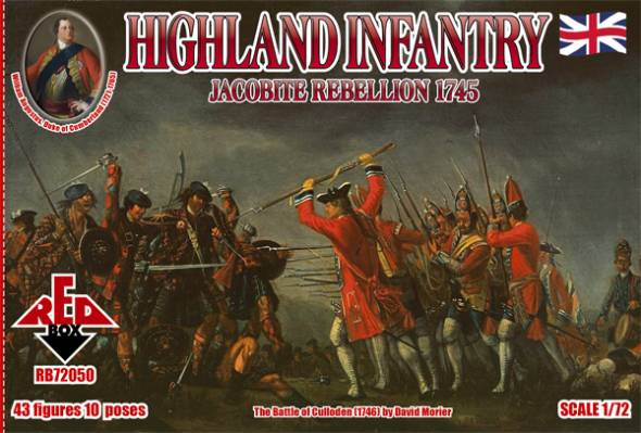 Jacobite Rebellion Highland Infantry 1745