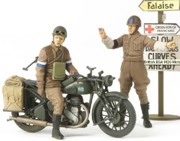 WWII British BSA M20 Motorcycle