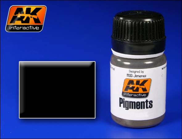 AK Interactive Pigment- Black 35ml Bottle