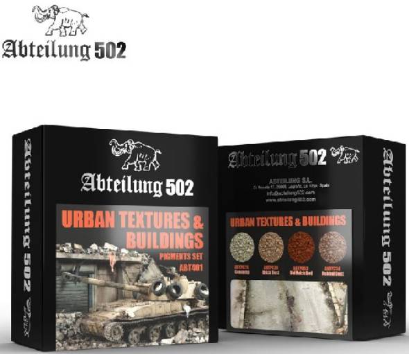 Abteilung 502 Weathering Pigment Set- Urban Textures & Buildings