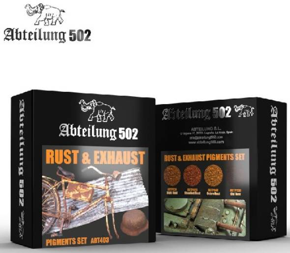 Abteilung 502 Weathering Pigment Set- Rust & Exhaust