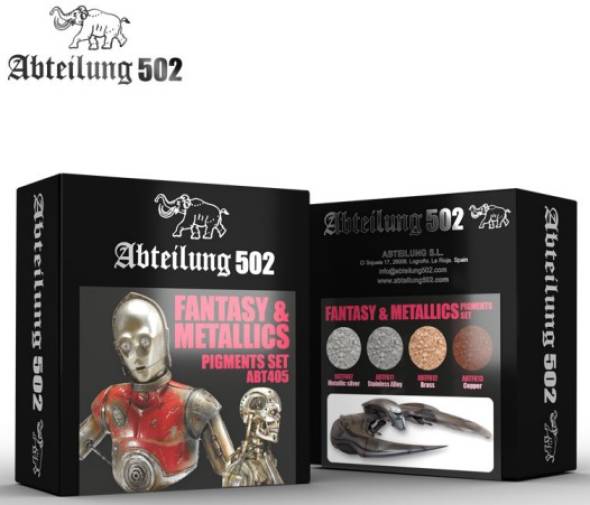 Abteilung 502 Weathering Pigment Set- Fantasy & Metallics