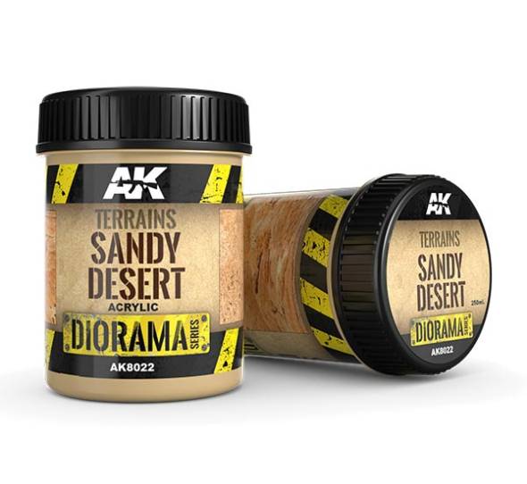 AK Interactive Diorama Series: Terrains Sandy Desert 250 ml.