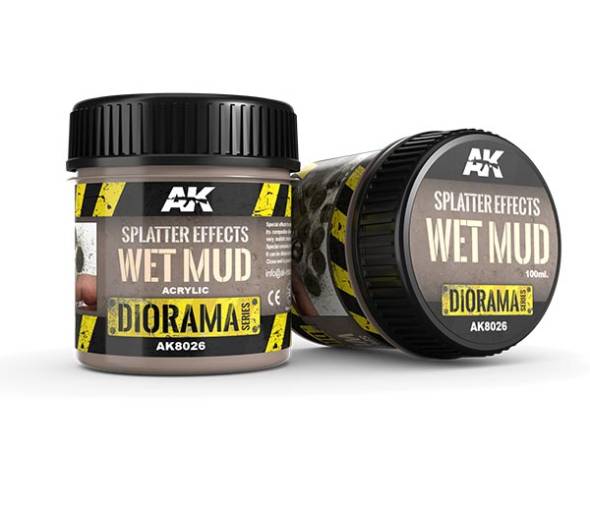 AK Interactive Diorama Series: Splatter Effects Wet Mud 100 ml.