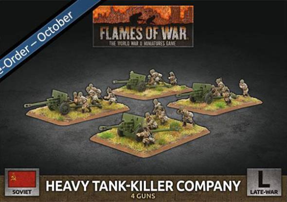 WWII Soviet Heavy Tank-Killer Company (Plastic)