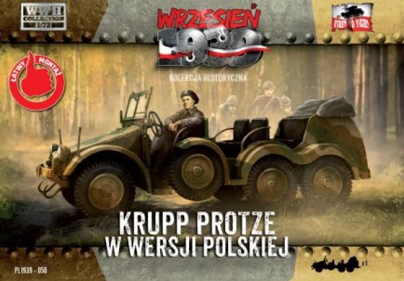 First to Fight WWII Krupp Protze Polish Army Version Truck