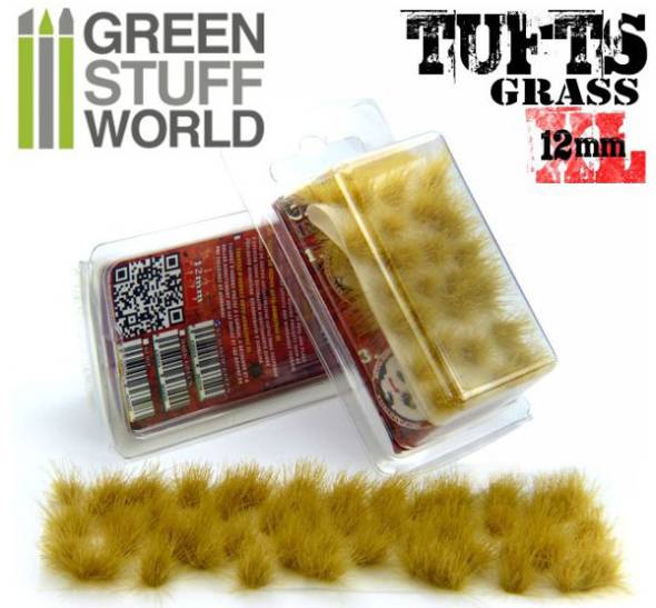 Green Stuff World Static Grass Tufts XL - 12mm self-adhesive - Beige