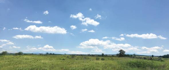 Gettysburg, Federal Line, 3rd Day Scenic Backdrop