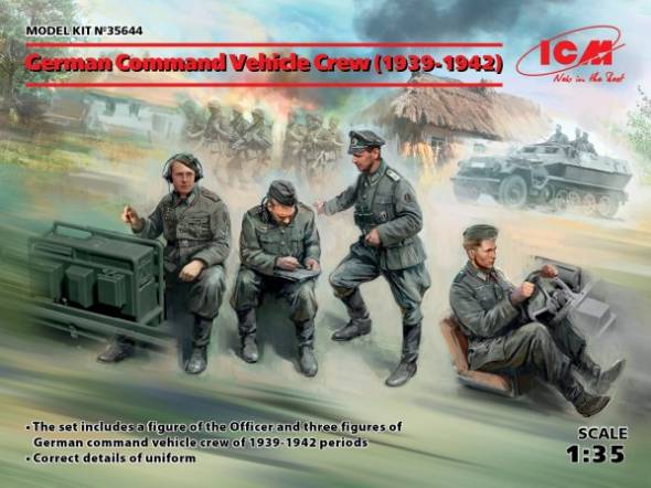 WWII German Command Vehicle Crew 1939-1942 (4)