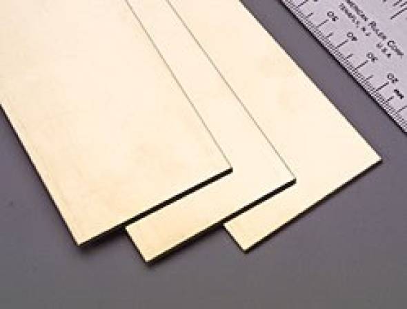 Brass Strip .064 x 2 x 12 - 1 pc.