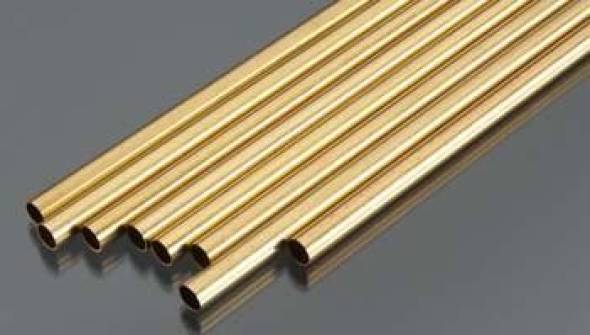 Round Brass Tube .014 Wall - 5/8 x 12 - 1 pc.