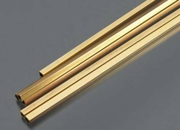 3/16x12 Square Brass Tube .014 Wall (1)