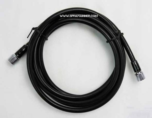 NO-NAME BRAND 1/8in - 1/8in Black Polyurethane Air Hose (1.8m)