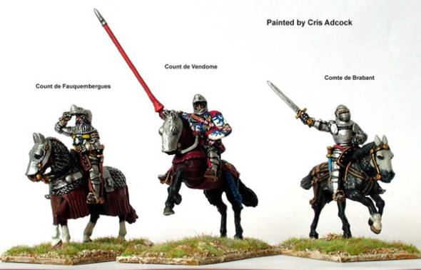 Perry Miniatures Hundred Years War: French Agincourt Mounted Command