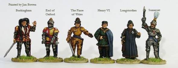 Perry Miniatures Wars Of The Roses: (Lancaster) Command (Foot)