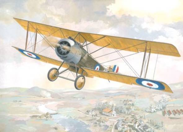 Sopwith 1-1/2 Strutter Single-Seater WWI British BiPlane Bomber