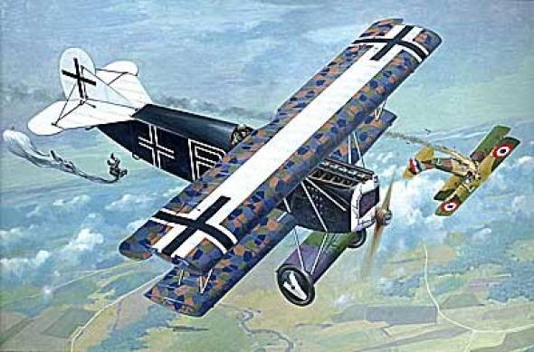 Fokker D VII (OAW Built Mid) German BiPlane Fighter