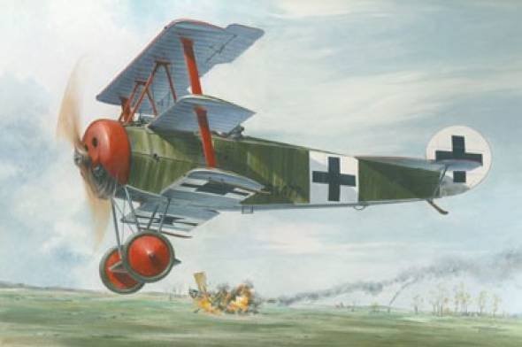 Fokker Dr I Red Baron WWI German Triplane Fighter