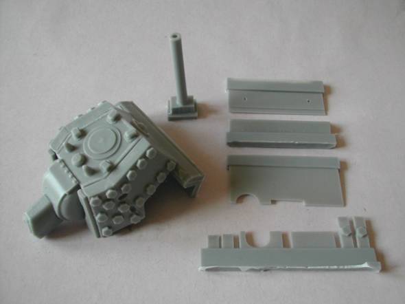 Russian KV-1 Ekranami Turret for Meng Toons Tanks