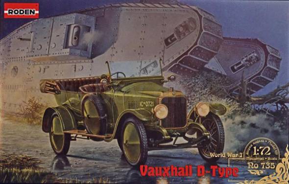 WWI Vauxhall D-Type Army Staff Car