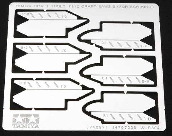 Fine Scribing Saw Blades (3 Straight & Rnd)