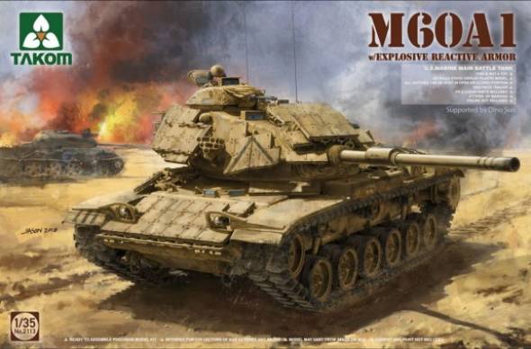 US Marine M60A1 Main Battle Tank w/Explosive Reactive Armor