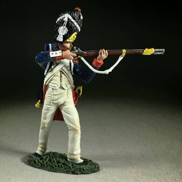 Napoleonic: French Imperial Guard Standing Firing at Will