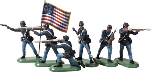 Super Deetail Plastics: American Civil War Union U.S.C.T Infantry Set no.1