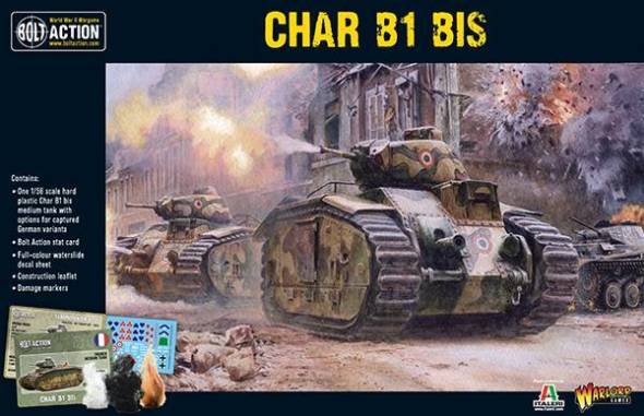 WWII French Char B1 Bis