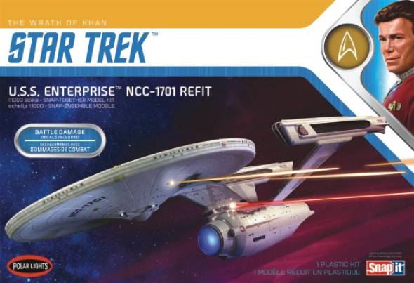 Star Trek Wrath of Khan USS Enterprise NCC1701 Refit