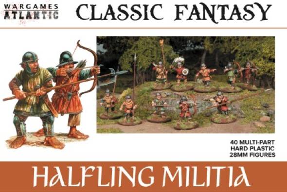 Wargames Atlantic Classic Fantasy: Halfling Milita Box Set