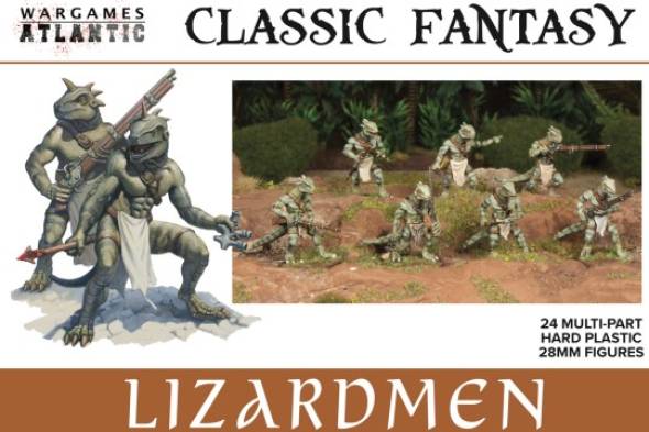 Wargames Atlantic Classic Fantasy: Lizardmen