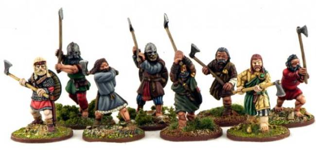 Gripping Beast Norse Gael Warriors with Dane Axes