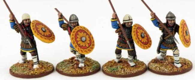 Gripping Beast Byzantine Kontaroi with Spears