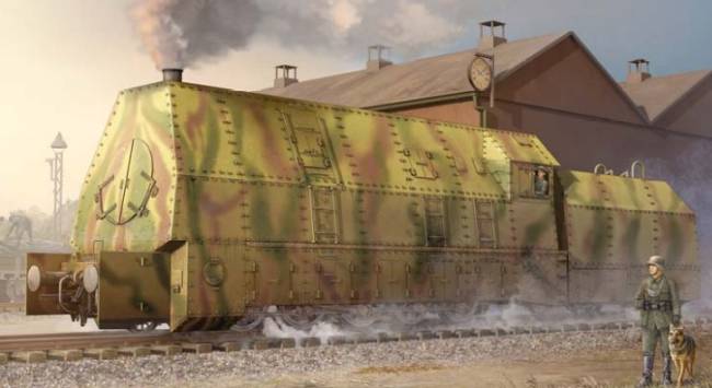 German Br.57 Armored Steam Locomotive