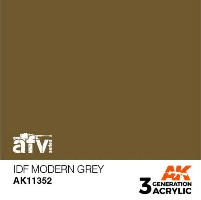 AFV Series IDF Modern Grey 3rd Generation Acrylic Paint